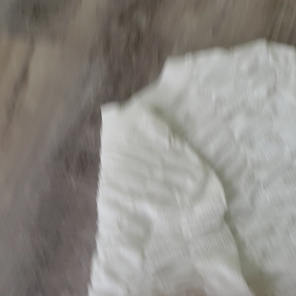 House of Harlow 1960 Ruched Crop Top Cream White Size M Boho Fairycore - Picture 8 of 13